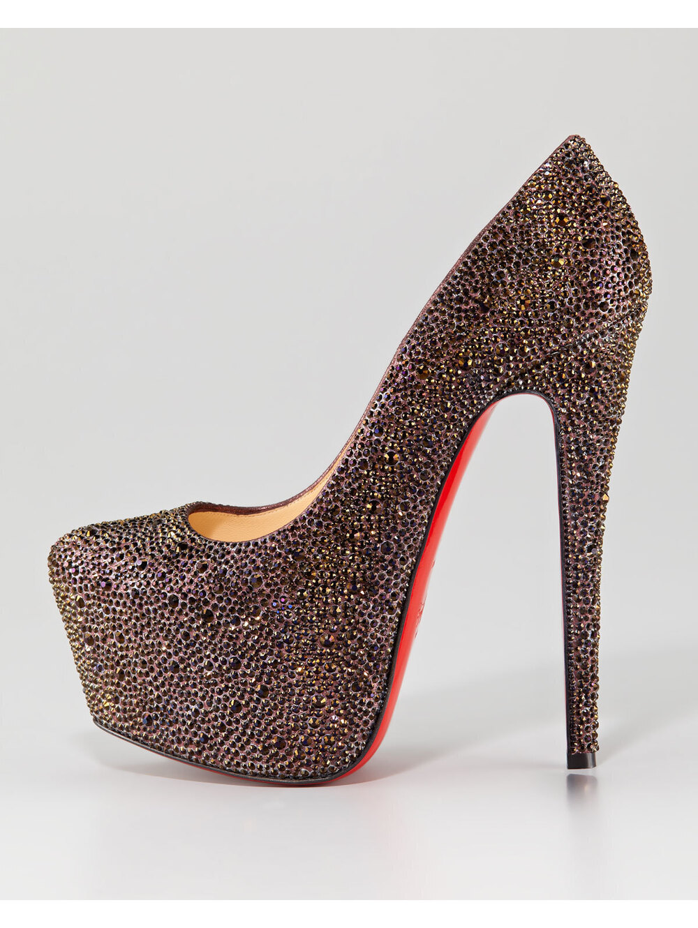 Christian Louboutin Dafodile Strass Crystal  Pump Sz:40.5 Retail $6,395 NEW
